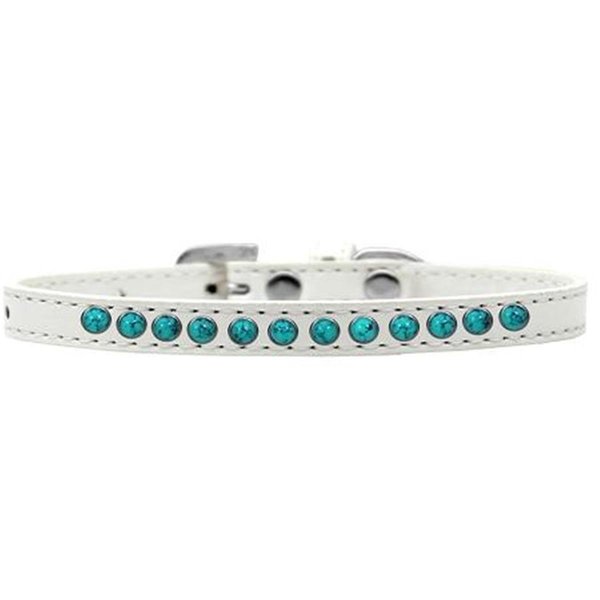 Unconditional Love Southwest Turquoise Pearl Puppy CollarWhite Size 8 UN811386